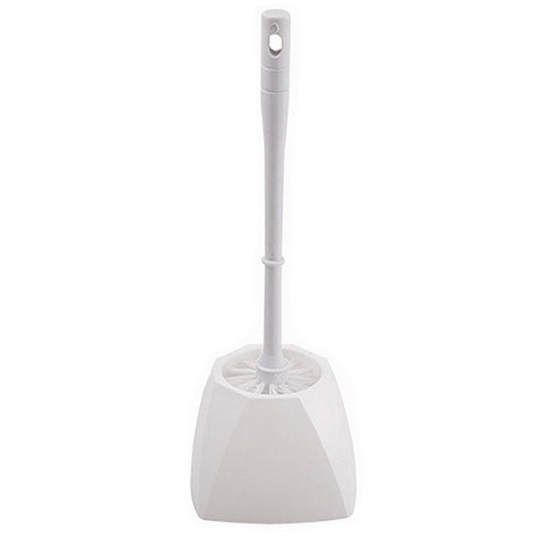 Escova Sanitária Quadrada Com Suporte Astra Branca Esan Qbr1