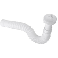 Sifão Sanfonado Universal Com Válvula Astra Branco