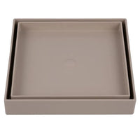 Ralo Oculto Quadrado 15x15cm Astra Bege