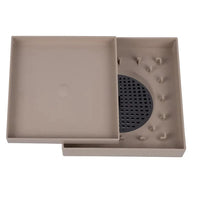 Ralo Oculto Quadrado 15x15cm Astra Bege