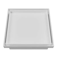 Ralo Oculto Quadrado Universal 10x10cm Branco Astra