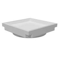 Ralo Oculto Quadrado Universal 10x10cm Branco Astra