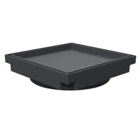 Ralo Oculto Quadrado Universal 10x10cm Astra Cinza