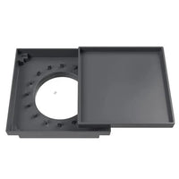 Ralo Oculto Quadrado Universal 10x10cm Astra Cinza