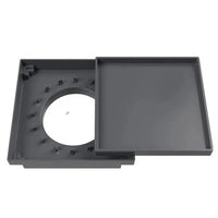Ralo Oculto Quadrado Universal 10x10cm Astra Cinza