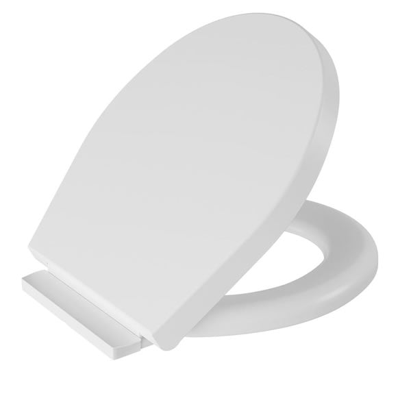 Assento Sanitário Almofadado Astra Soft Close Click Branco