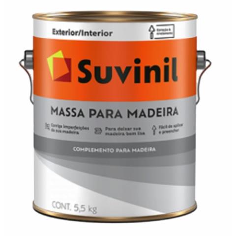 Massa Para Madeira Suvinil 3,6 Litros