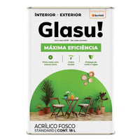 Tinta Acrílica Fosco Suvinil Glasu Branco Neve 18 Litros