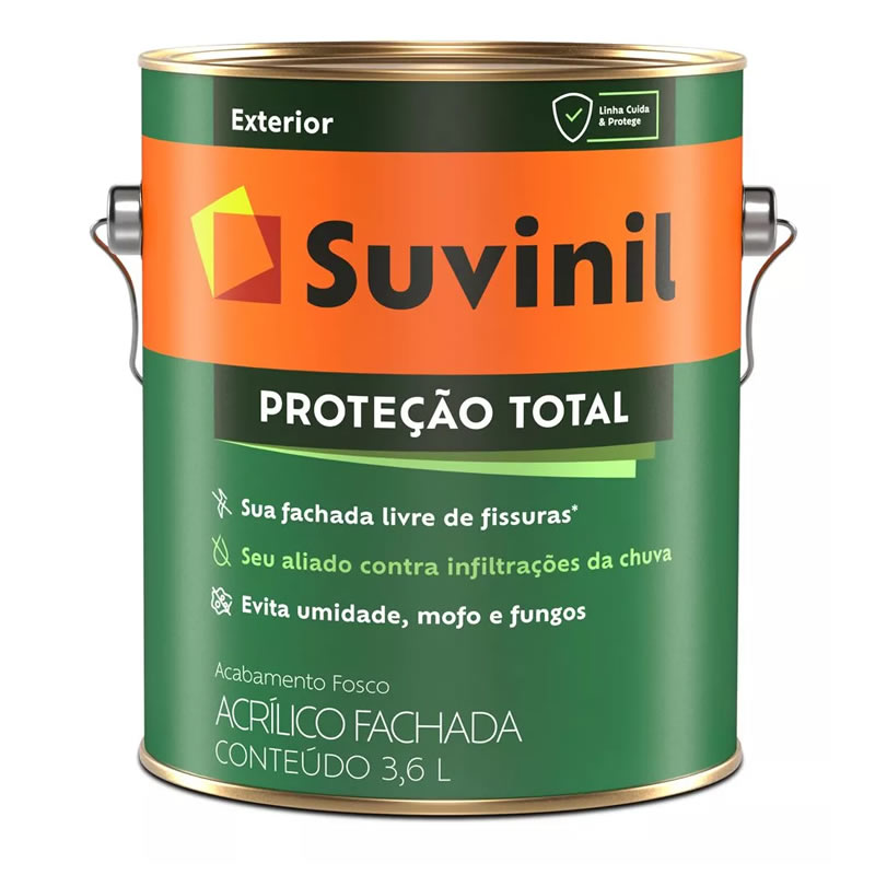 SUVINIL ACRILICO PROTECAO TOTAL 3,6LTS BRANCO