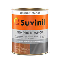 Esmalte Premium Suvinil Sempre Branco Brilhante 0,9L