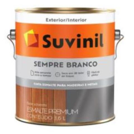 Suvinil Esmalte Acetinado Sempre Branco 3,6L