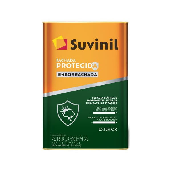 Tinta Suvinil Fachada Protegida Emborrachada Base A2 16 Litros