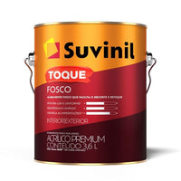 Tinta Suvinil Toque Fosco Branco Neve 3.6 Litros