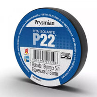 Fita Isolante Pvc Pirelli P22 19mm X 5m Preta