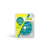 Disco Diamantado Turbo Quartzolit 110x20mm Para Pedras E Alvenaria