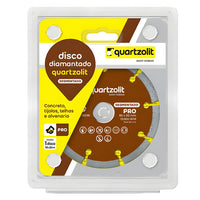 Disco Diamantado Segmentado Quartzolit 110x20mm Para Concreto