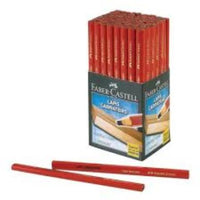 Lápis De Carpinteiro Vermelho Faber Castell