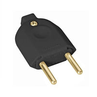 Plugue Macho 2P 10A 250V Tramontina Preto