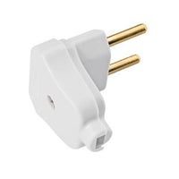 Plug Macho 90 Graus 10a Branco Tramontina