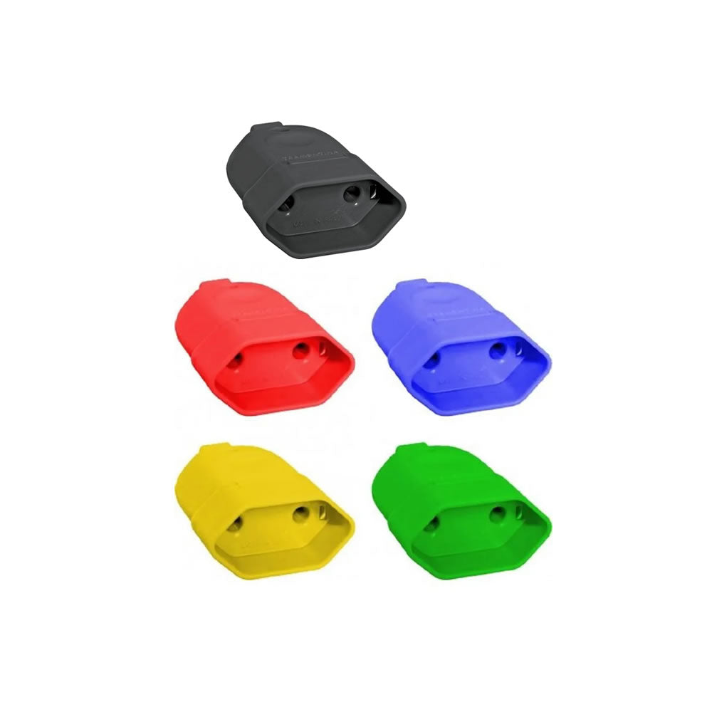 PLUG FEMEA 2P 10A  CORES  TRAMONTINA