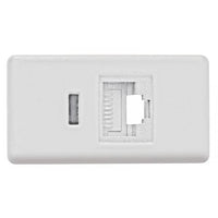 Modulo Tomada Para Telefone Rj11 Tramontina Branco