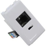 Módulo Tomada RJ45 Cat 6 Tramontina Liz Branca