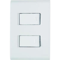 Conjunto 2 Interruptores Simples 10a 250v Tramontina Liz