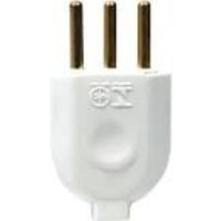 Plug Macho 2p+t 10a Branco Tramontina