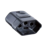 Plug Fêmea 2 Polos 10A Preto Tramontina