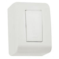 Interruptor Simples Tramontina Lizflex com Caixa de Sobrepor Branco