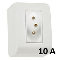 Tomada Tramontina Lizflex 2 Polos 10a 250v