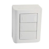 Interruptor Simples 3 Teclas Tramontina Branco Cxtampa C3