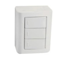 Interruptor Simples 3 Teclas Tramontina Branco Cxtampa C3