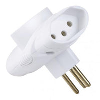 Pino Multiplicador T 3 Saidas 2p 10a Branco Tramontina
