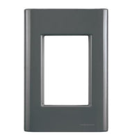Placa 4x2 com 3 Postos Tramontina Giz Grafite