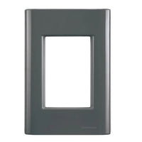 Placa 4x2 com 3 Postos Tramontina Giz Grafite