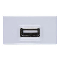 Módulo Tomada Usb 15a Bivolt Branco Tramontina Liz