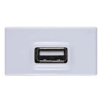 Módulo Tomada Usb 15a Bivolt Branco Tramontina Liz