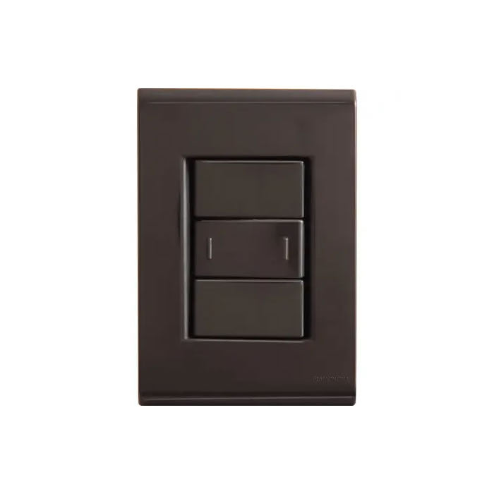 Interruptor baixo 3 teclas 10a 250v grafite Tramontina