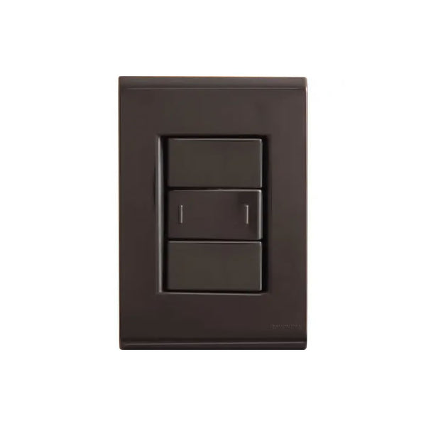 Interruptor baixo 3 teclas 10a 250v grafite Tramontina