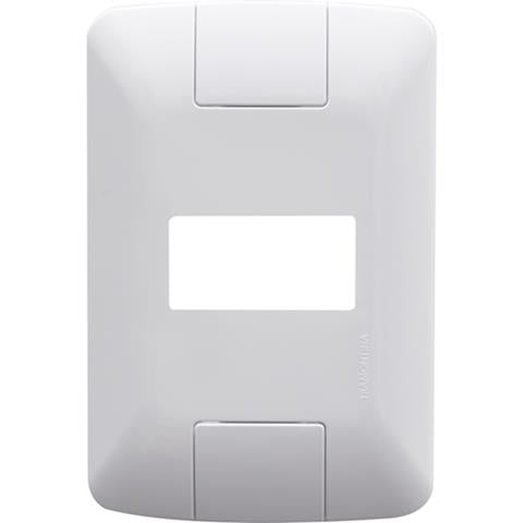 Tramontina Aria Placa 1 Posto Horizontal 4x2 Branca