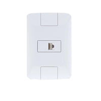 Tomada RJ45 Cat6 Tramontina Aria 1 Módulo Branco