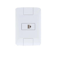 Tomada RJ45 Cat6 Tramontina Aria 1 Módulo Branco