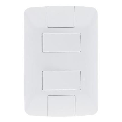 Conjunto 2 Interruptores Paralelos Tramontina Aria 6A/250V