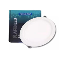Placa Led Redondo Embutir 18w 6500k Tramontina