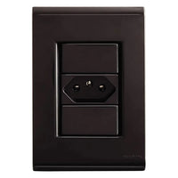 Conjunto Tomada 2 Polos 20A 250V Grafite Tramontina