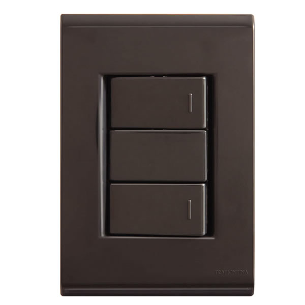 Conjunto 2 Interruptores Simples Tramontina 10a 250v