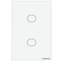 Interruptor Smart Touch 2 Teclas Wi-Fi Bivolt 10A - Tramontina