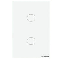 Interruptor Smart Touch 2 Teclas Wi-Fi Bivolt 10A - Tramontina