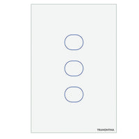 Interruptor Smart Touch 3 Teclas Bivolt 10A Tramontina